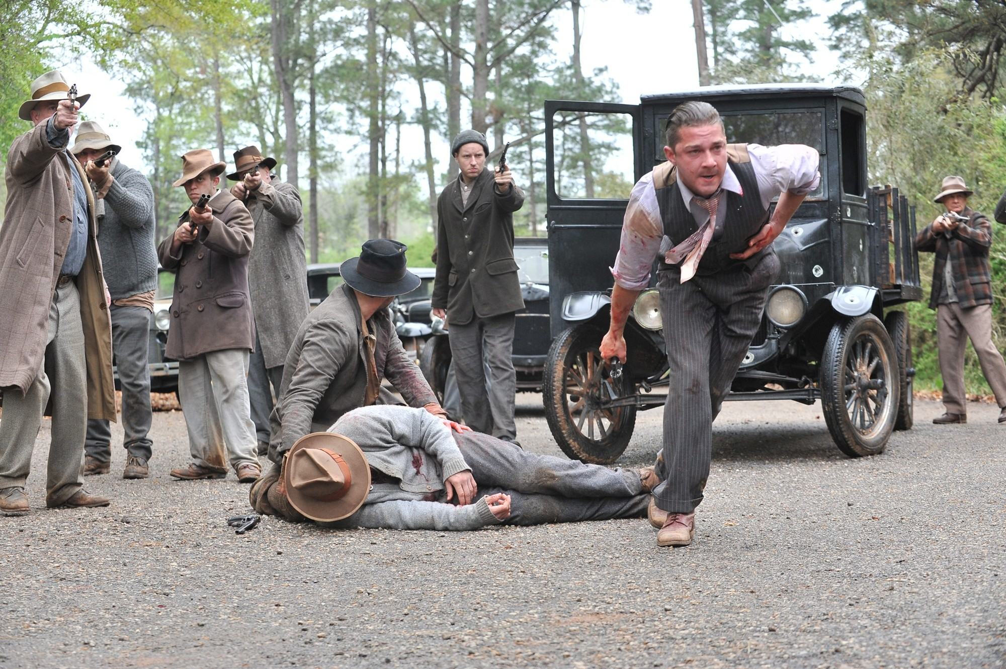 Shia LaBeouf stars as Jack Bondurant in The Weinstein Company's Lawless (2012)