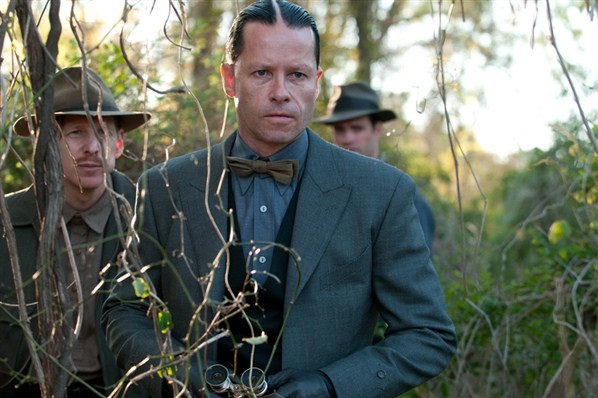 Guy Pearce stars as Special Agent Charlie Rakes in The Weinstein Company's Lawless (2012)