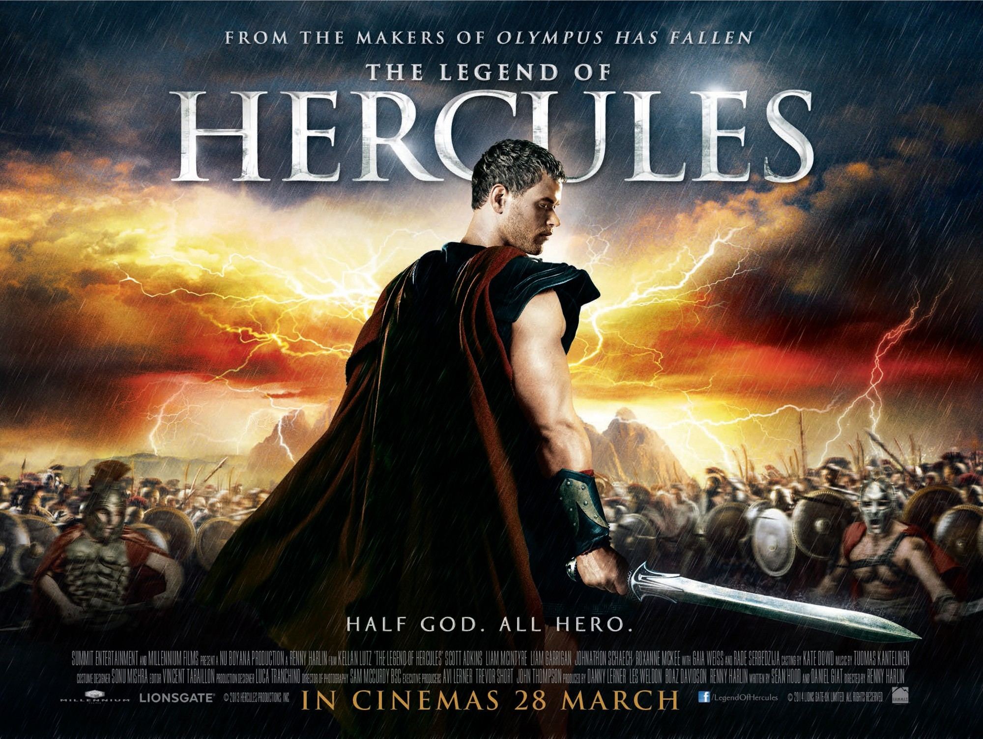 Poster of Summit Entertainment's The Legend of Hercules (2014)