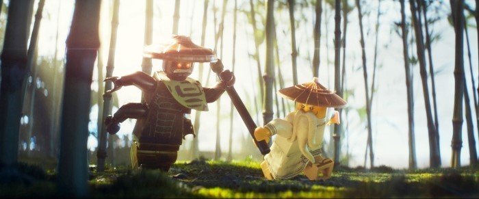 Garmadon and Sensei Wu from Warner Bros. Pictures' The Lego Ninjago Movie (2017)