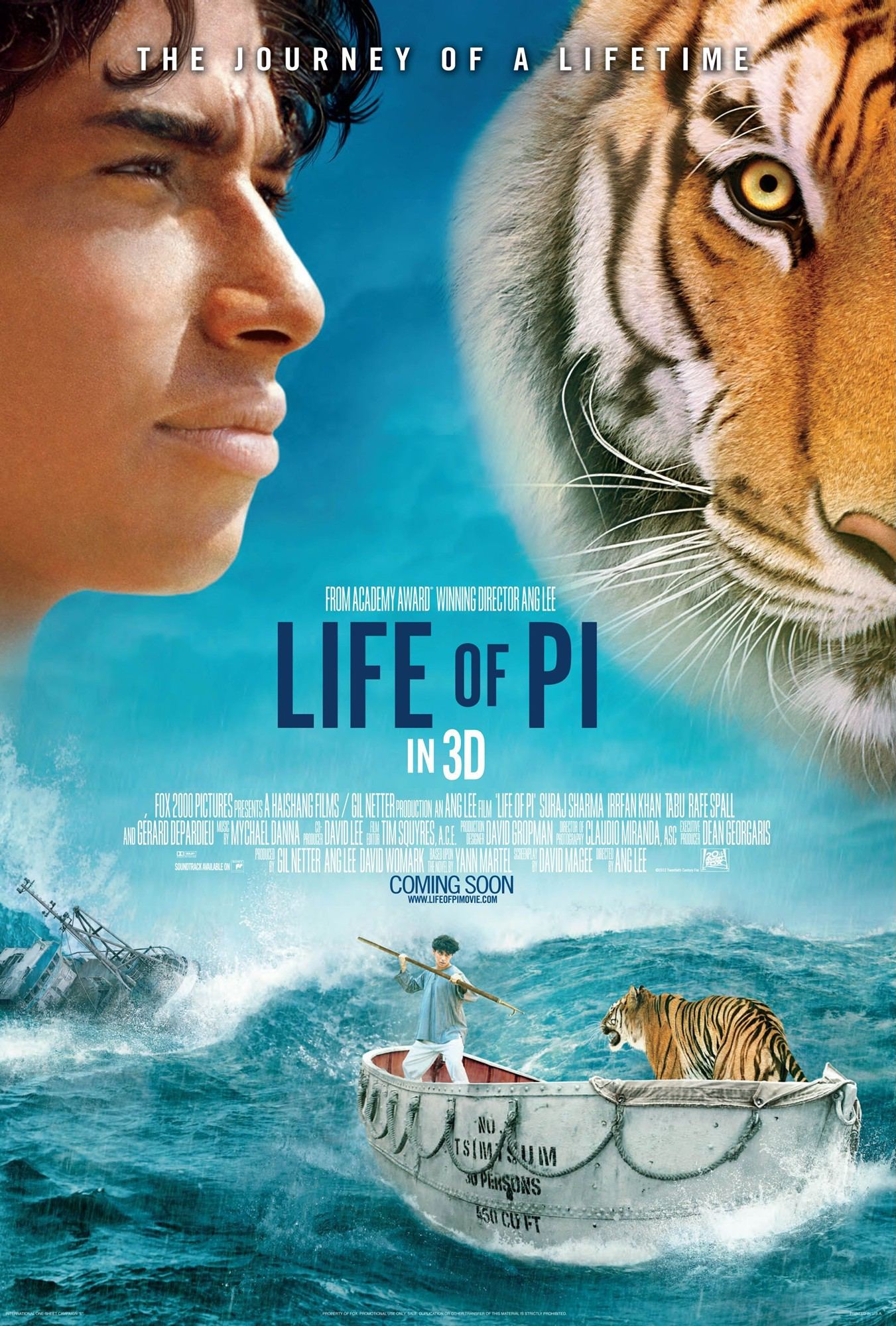 Poster of The 20th Century Fox's Life of Pi (2012)