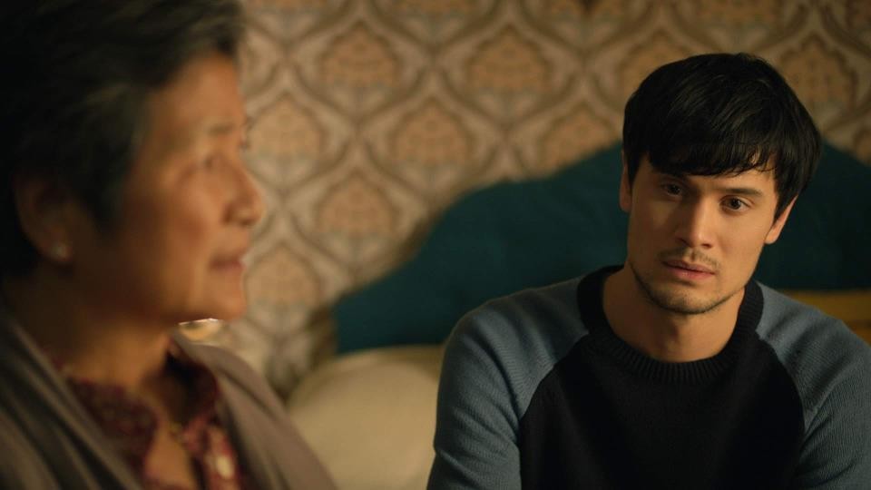 Cheng Pei-pei and Ben Whishaw in Strand Releasing's Lilting (2014)