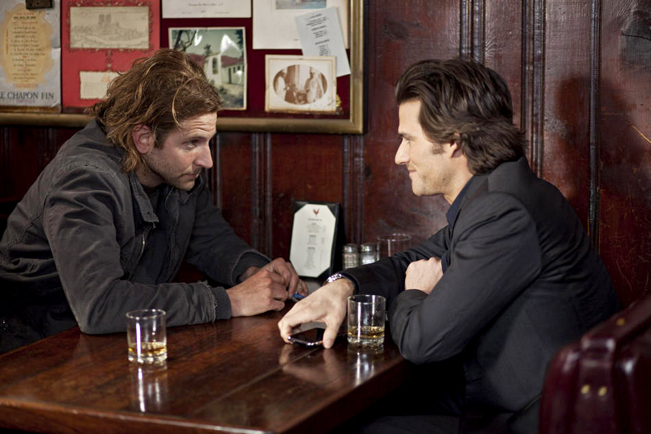 Bradley Cooper stars as Eddie Morra and Johnny Whitworth stars as Vernon Gant in Relativity Media's Limitless (2011)