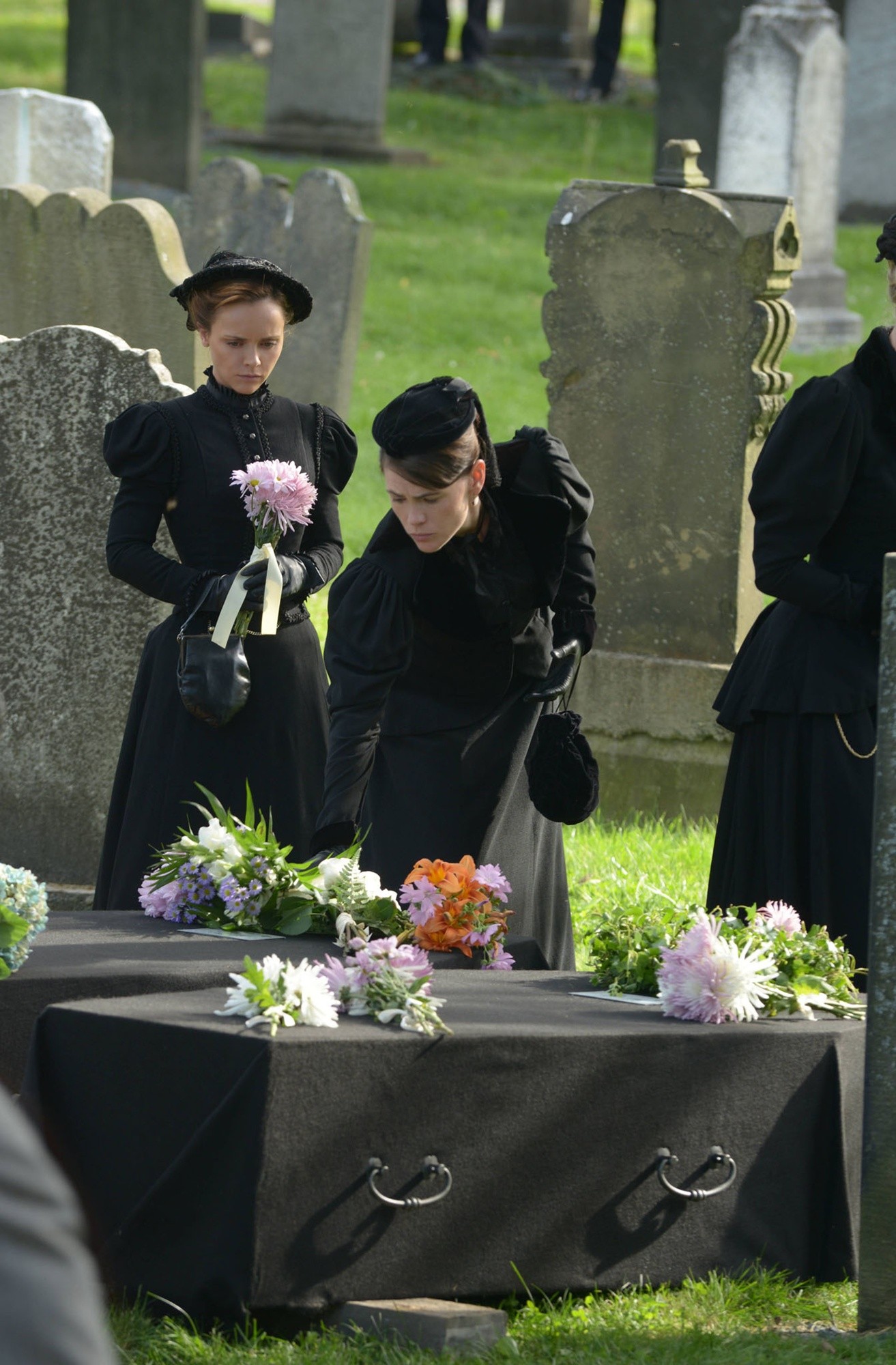 Christina Ricci stars as Lizzie Borden and Clea DuVall stars as Emma in Lifetime's Lizzie Borden Took an Ax (2014)