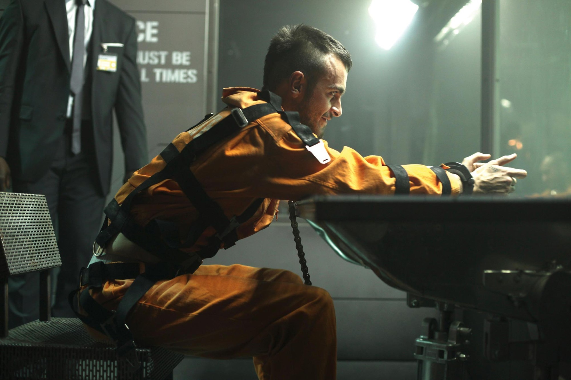 Joseph Gilgun stars as Hydell in Europa Corp.'s Lockout (2012)
