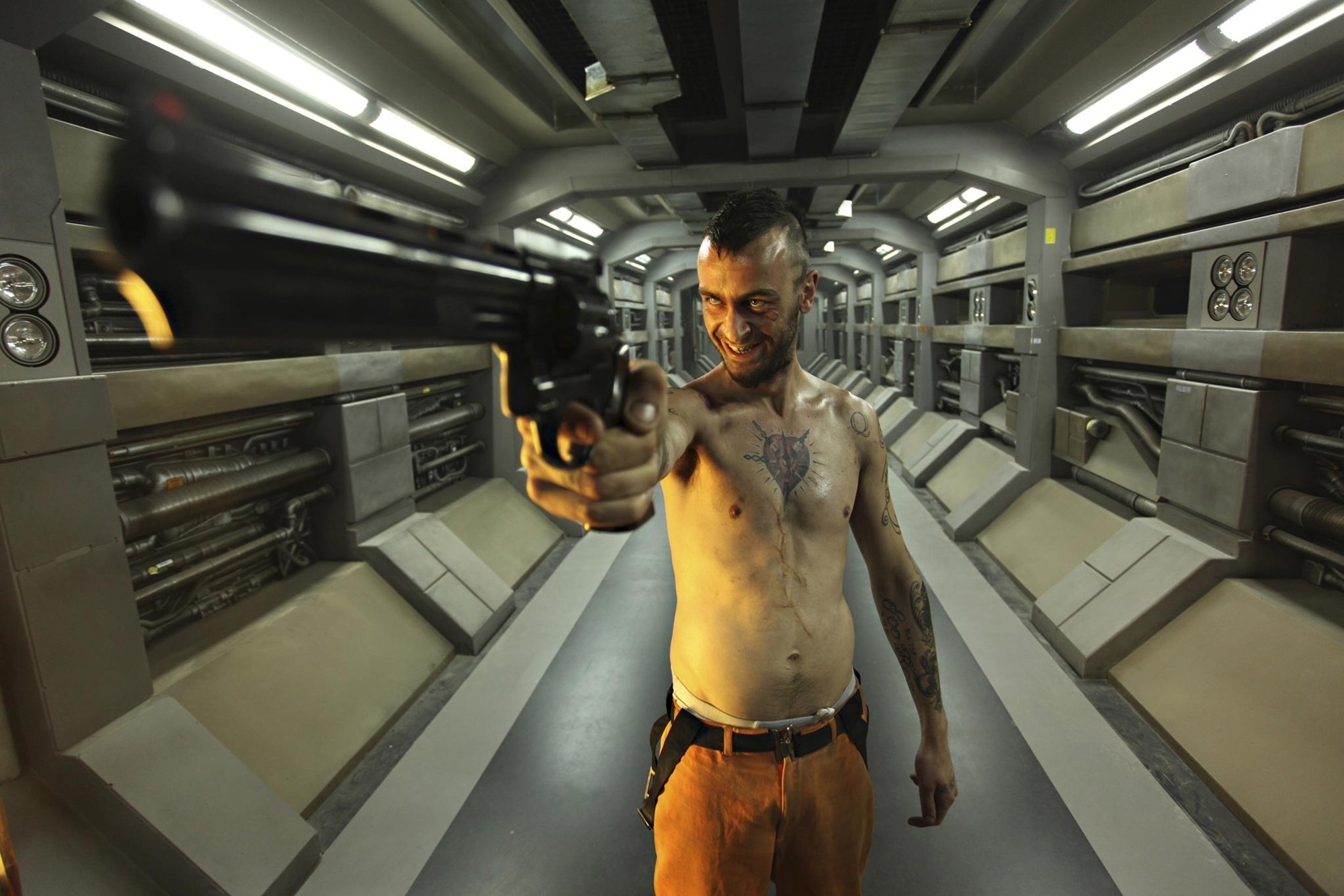 Joseph Gilgun stars as Hydell in Europa Corp.'s Lockout (2012)