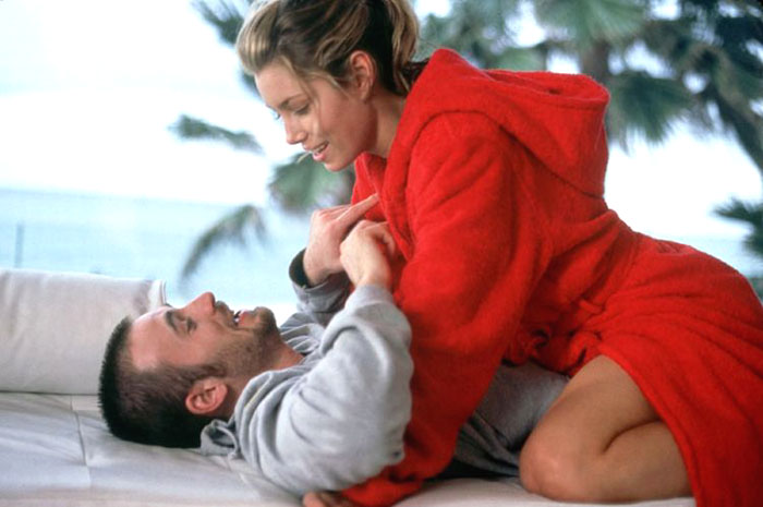 Chris Evans and Jessica Biel in Samuel Goldwyn Films' 