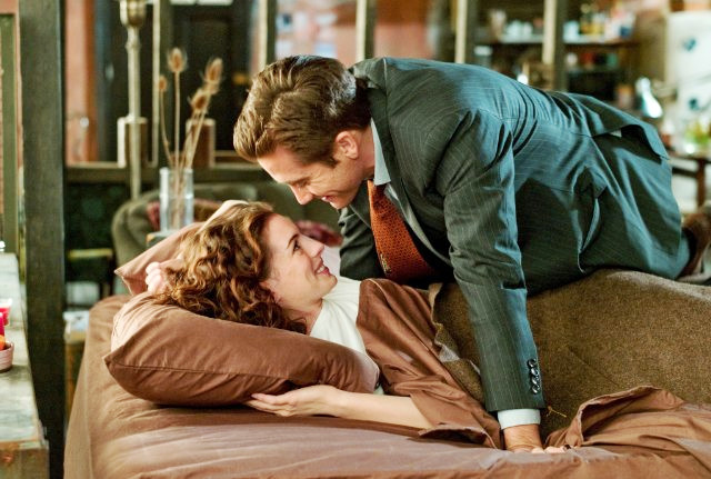 Anne Hathaway stars as Maggie Murdock and Jake Gyllenhaal stars as Jamie Randall in 20th Century Fox's Love and Other Drugs (2010)