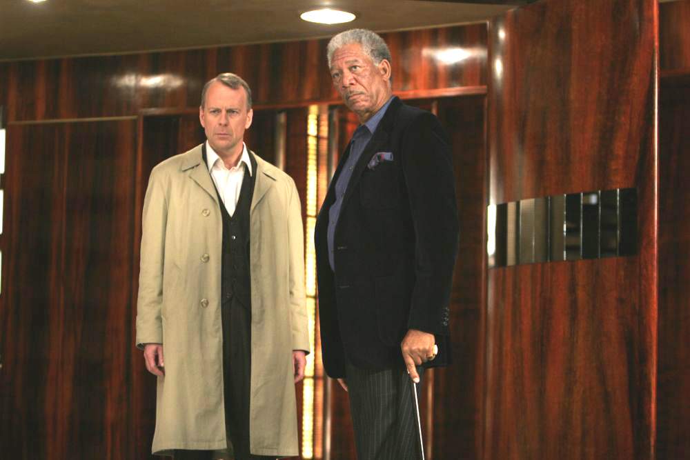 Bruce Wilis and Morgan Freeman in MGM's Lucky Number Slevin (2006)