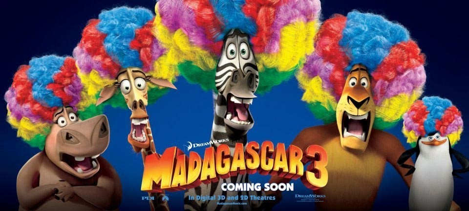 Poster of DreamWorks Animation's Madagascar 3: Europe's Most Wanted (2012)