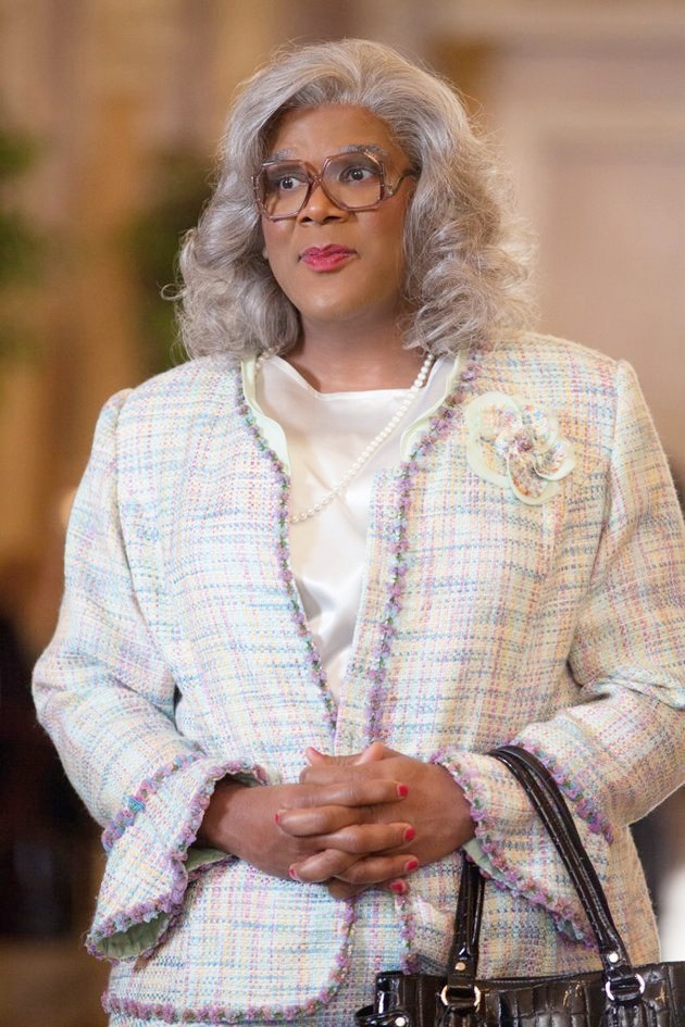 Tyler Perry stars as Madea/Joe/Brian in Lionsgate's Madea's Witness Protection (2012). Photo credit by KC Bailey.