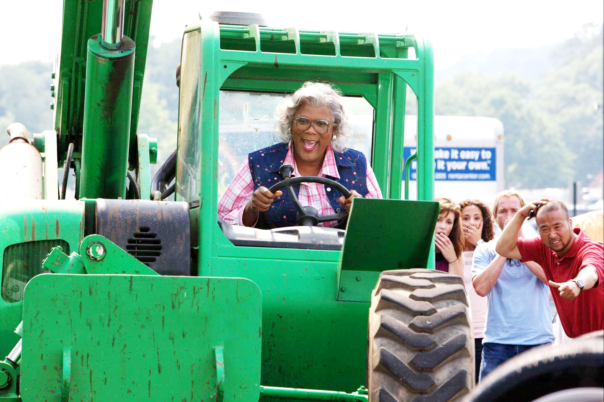 Tyler Perry stars as Madea in Lionsgate Films' Madea Goes to Jail (2009). Photo credit by Quantrell Colbert.