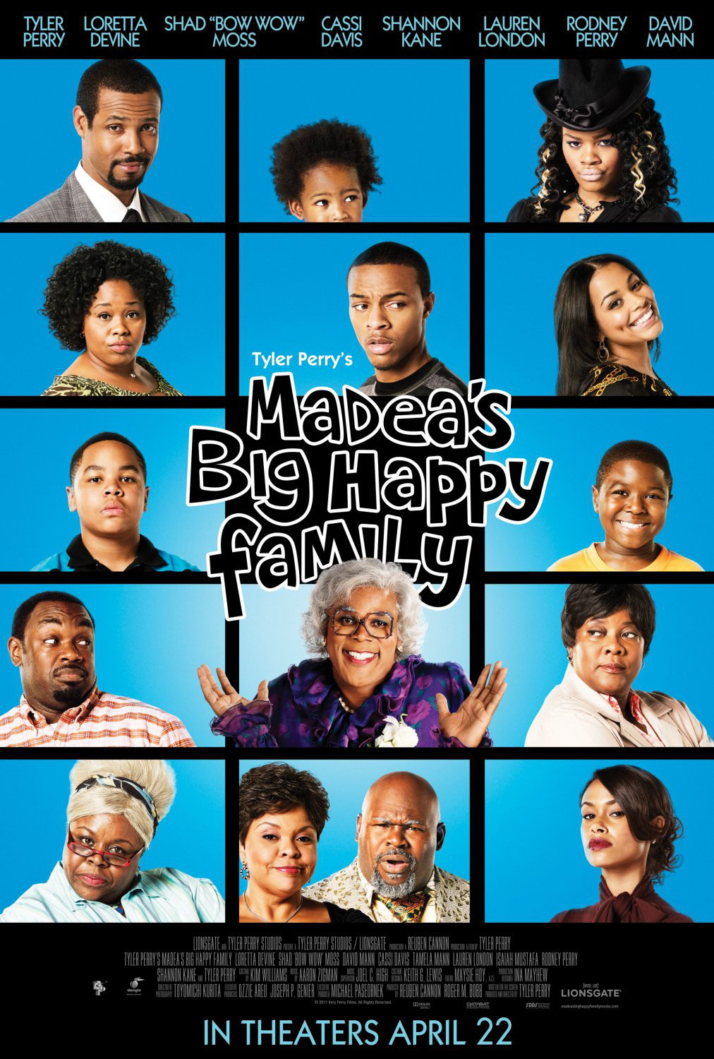 Poster of Lionsgate Films' Madea's Big Happy Family (2011)