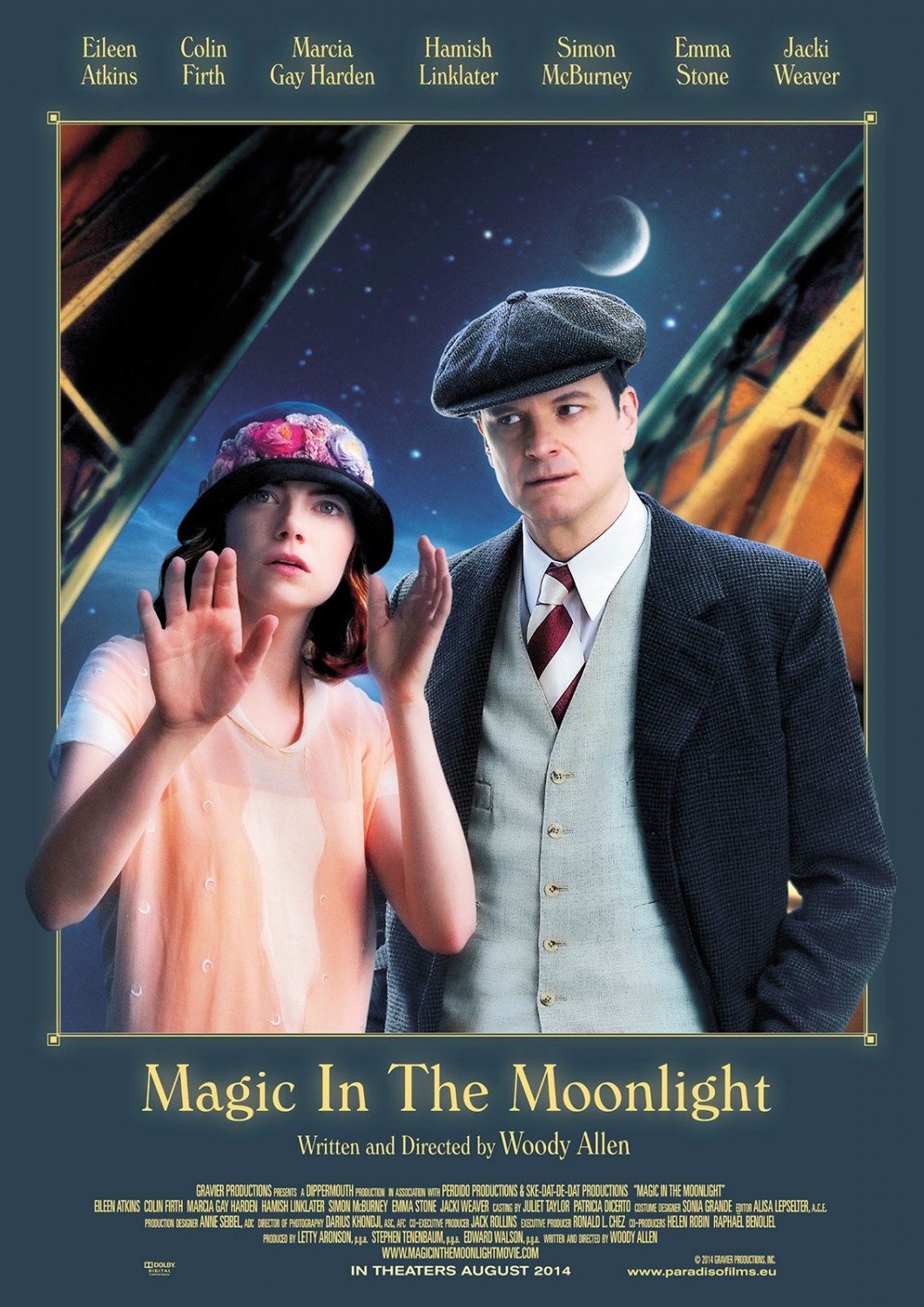 Poster of Sony Pictures Classics' Magic in the Moonlight (2014)