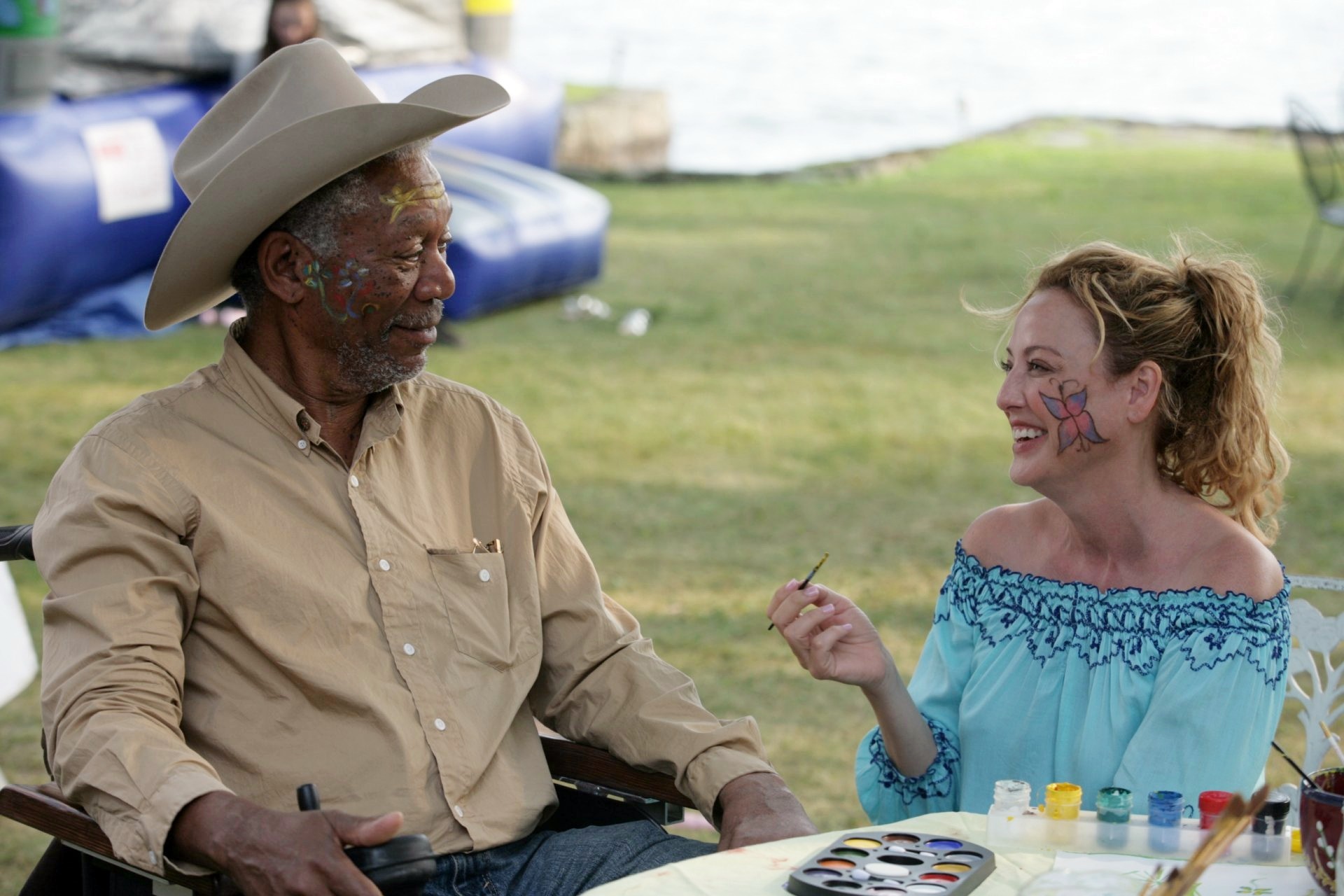 Morgan Freeman stars as Monte Wildhorn and Virginia Madsen stars as Mrs. O'Neil in Magnolia Pictures' The Magic of Belle Isle (2012)