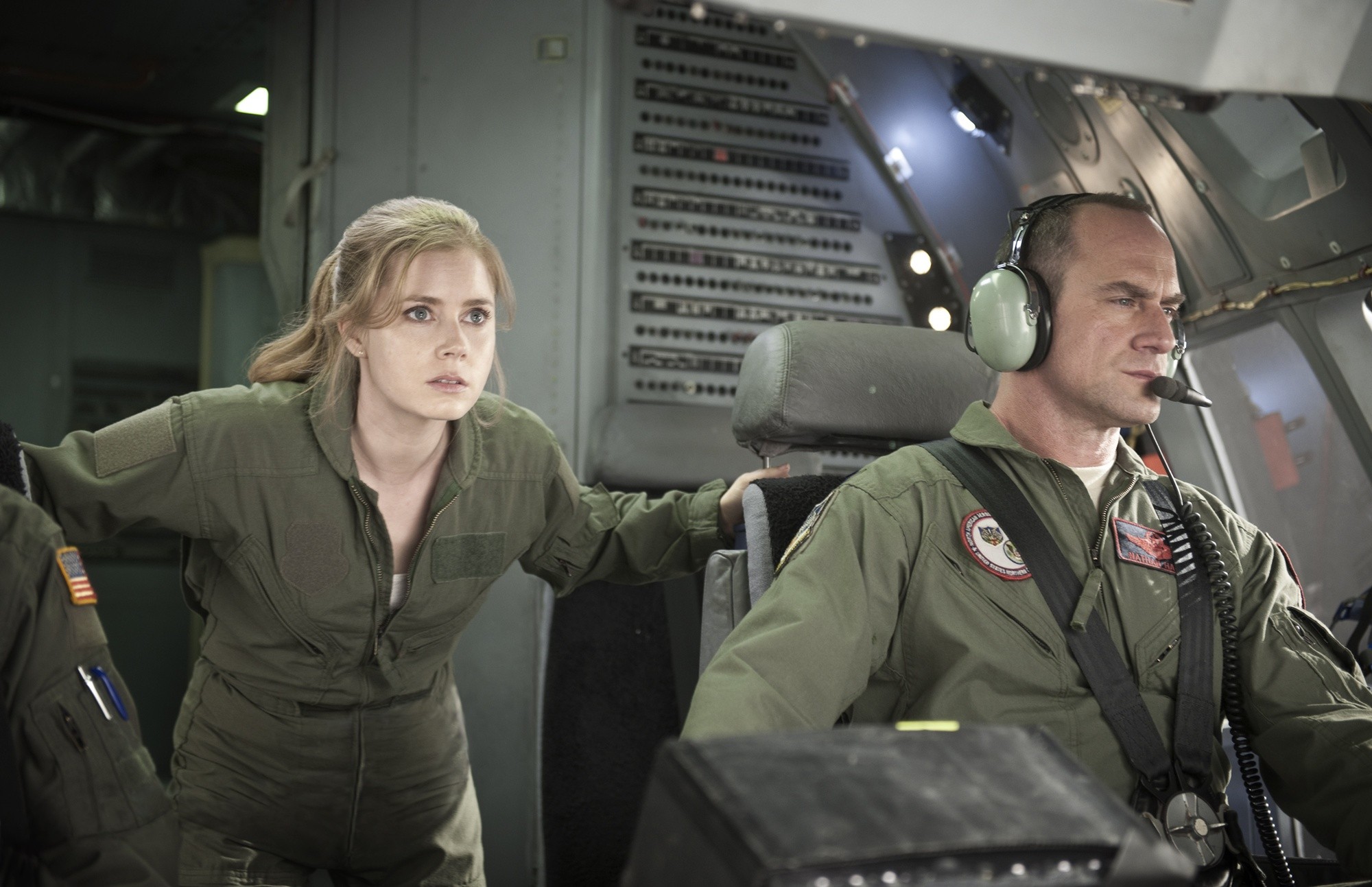 Amy Adams stars as Lois Lane and Christopher Meloni stars as Colonel Hardy in Warner Bros. Pictures' Man of Steel (2013)