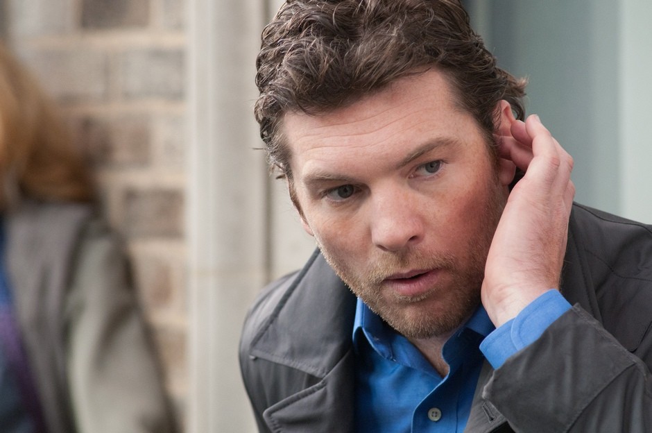 Sam Worthington stars as Nick Cassidy in Summit Entertainment's Man on a Ledge (2012)