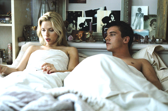 Scarlett Johansson and Jonathan Rhys-Meyers in DreamWorks' Match Point (2005)