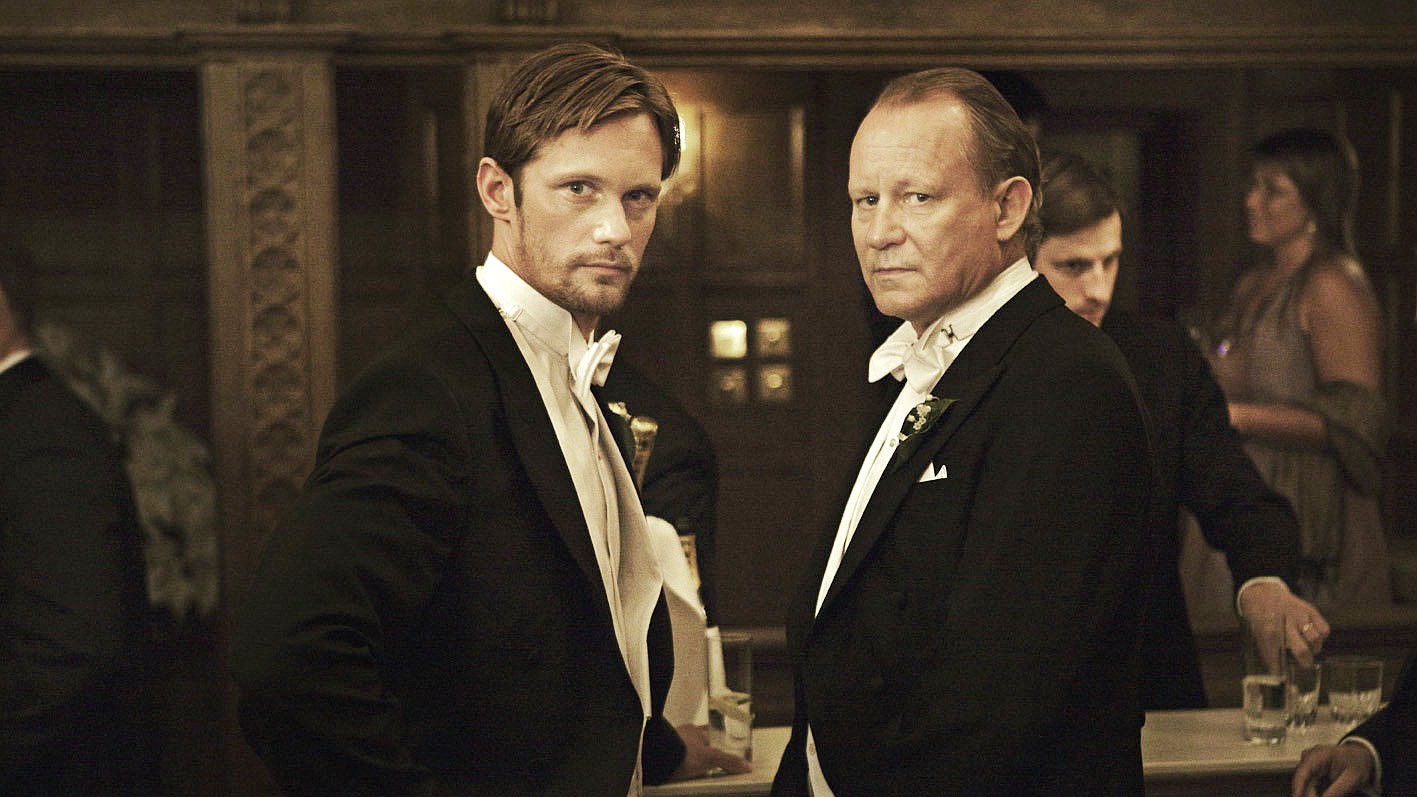 Alexander Skarsgard stars as Michael and Stellan Skarsgard stars as Jack in Magnolia Pictures' Melancholia (2011)