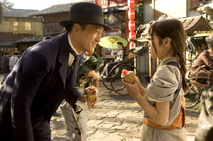 Ken Watanabe and Suzuka Ohgo in Columbia Pictures' Memoirs of a Geisha (2005)