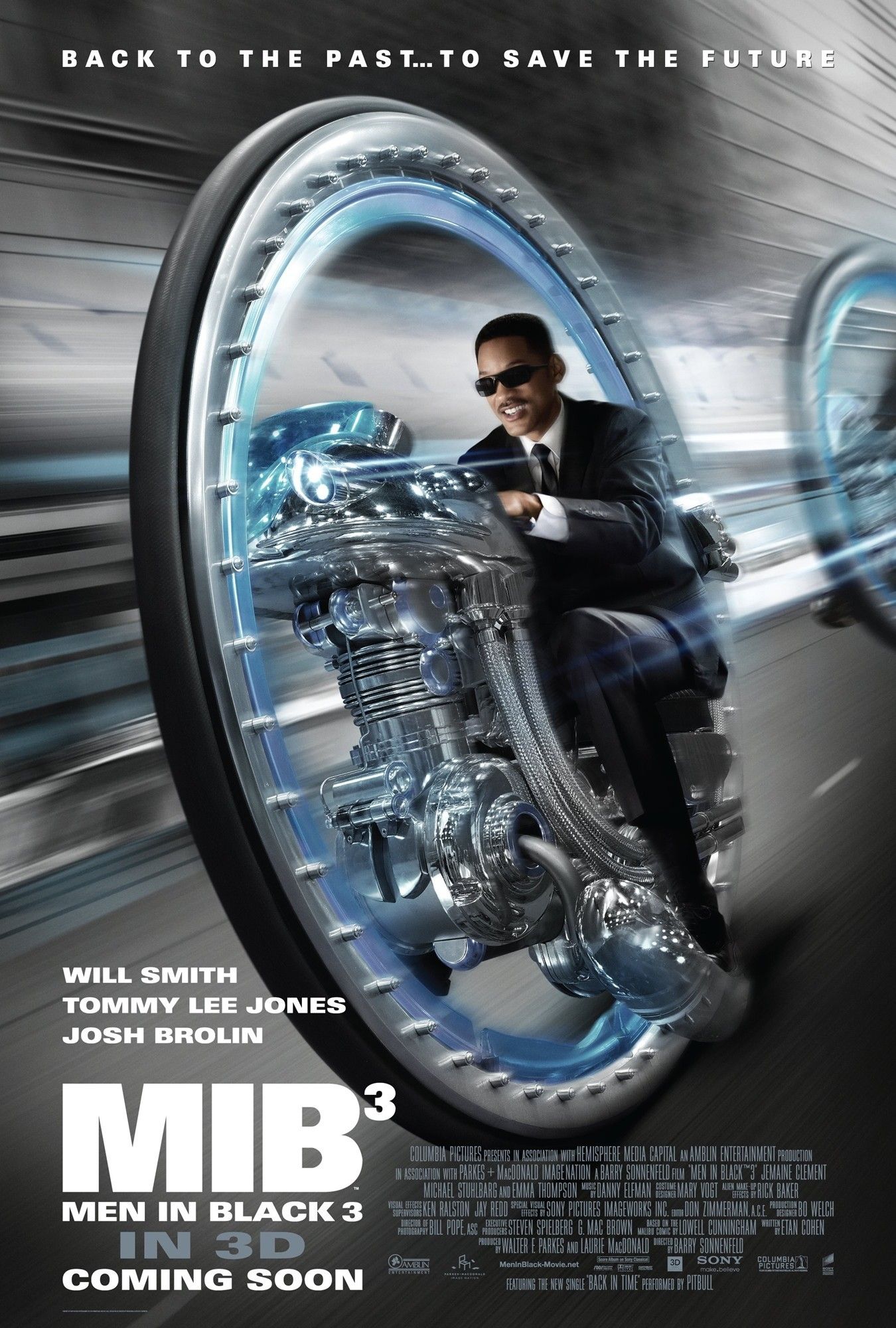 Poster of Columbia Pictures' Men in Black 3 (2012)