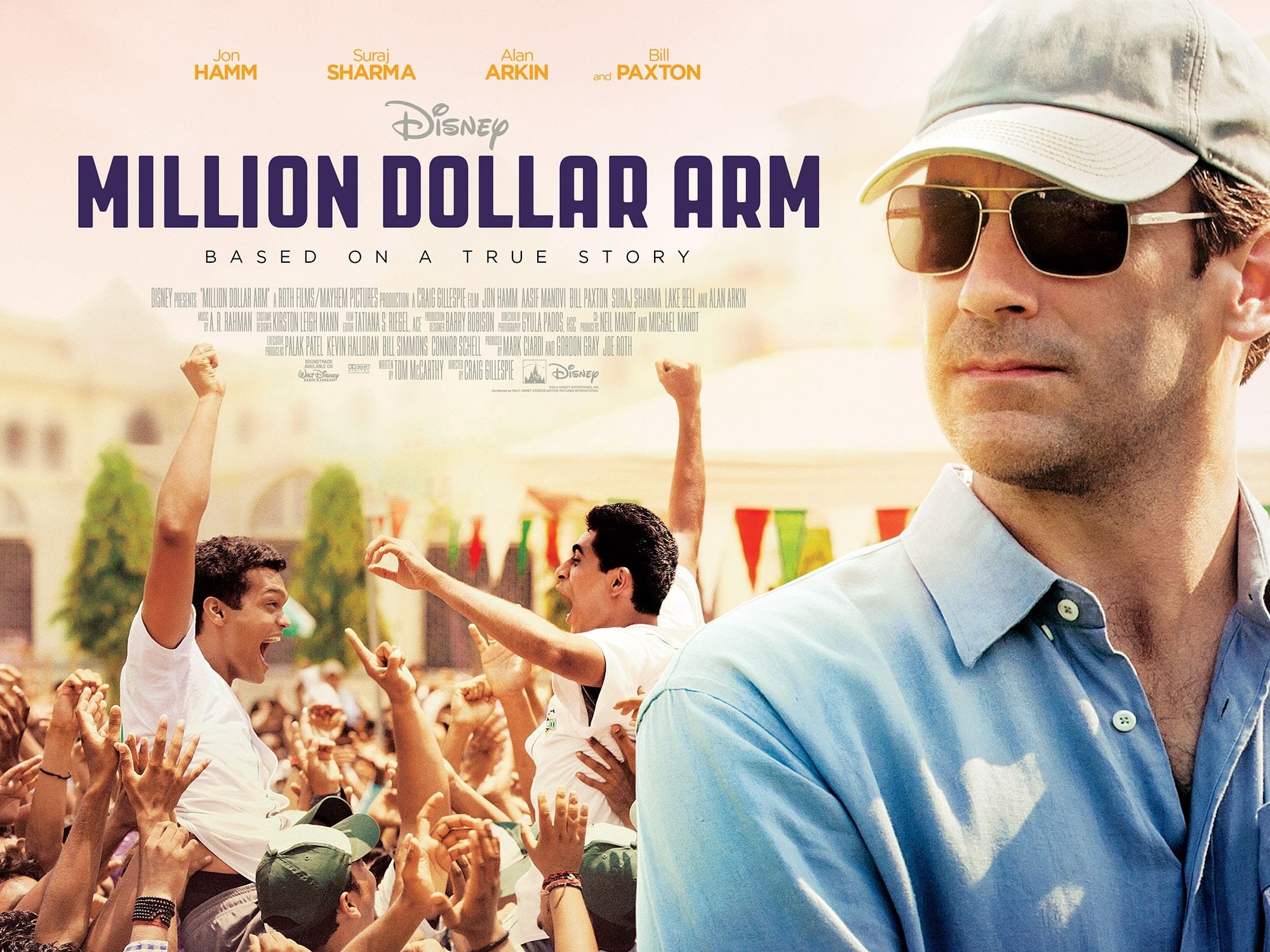 Poster of Walt Disney Pictures' Million Dollar Arm (2014)