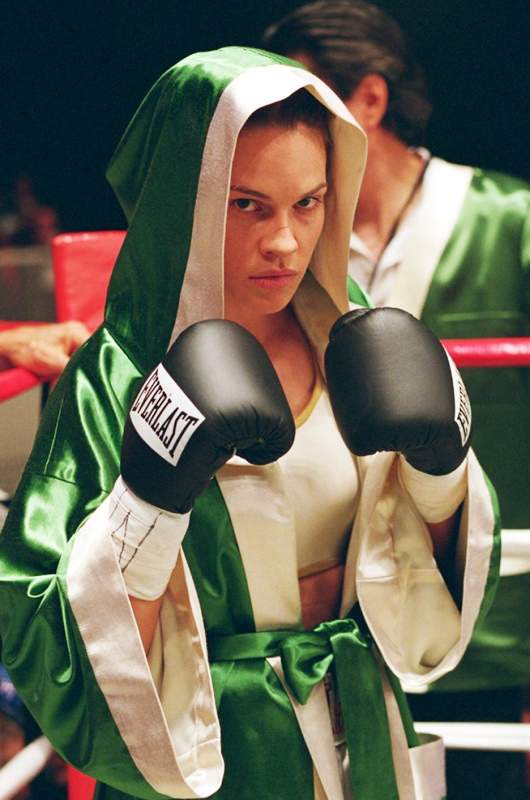 Hilary Swank as Maggie Fitzgerald in Warner Bros.' Million Dollar Baby (2004)