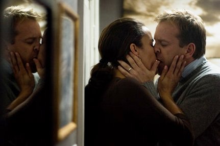 Paula Patton stars as Amy Carson and Kiefer Sutherland stars as Ben Carson in The 20th Century Fox's Mirrors (2008)