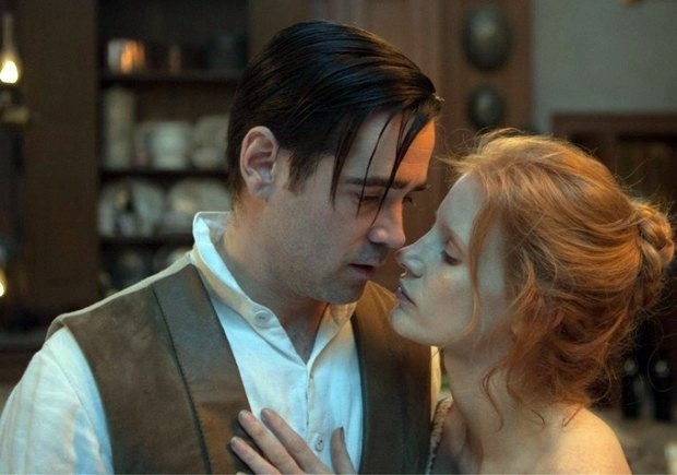 Colin Farrell stars as John and Jessica Chastain stars as Miss Julie in Wrekin Hill Entertainment's Miss Julie (2014)