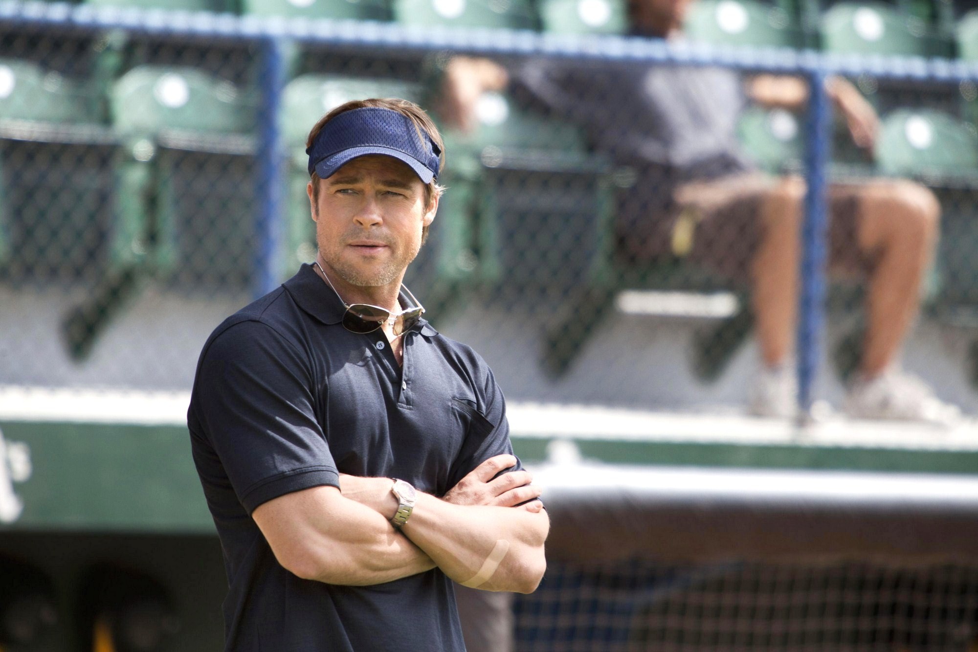 Brad Pitt stars as Billy Beane in Columbia Pictures' Moneyball (2011)