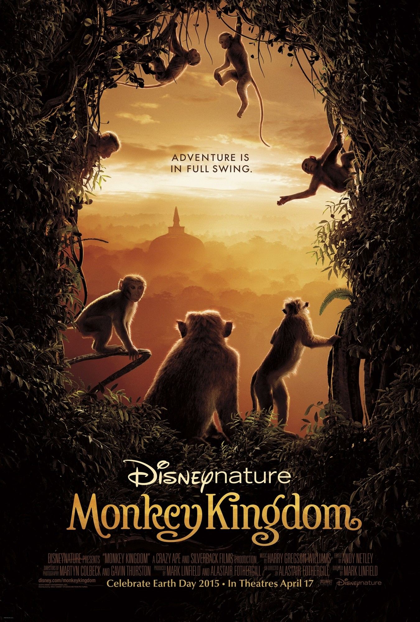 Poster of Disneynature's Monkey Kingdom (2015)