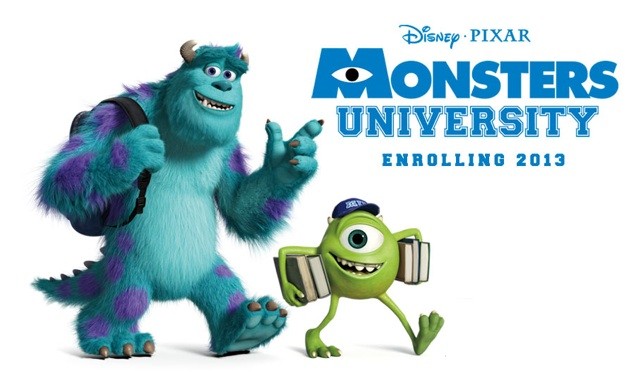 Poster of Walt Disney Pictures' Monsters University (2013)