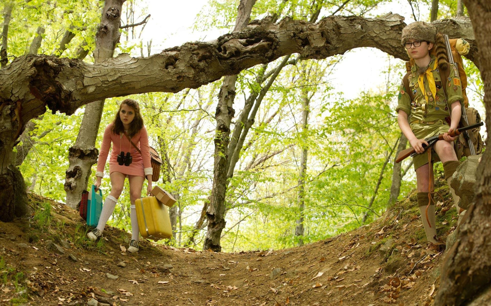 Kara Hayward stars as Suzy and Jared Gilman stars as Sam in Focus Features' Moonrise Kingdom (2012)