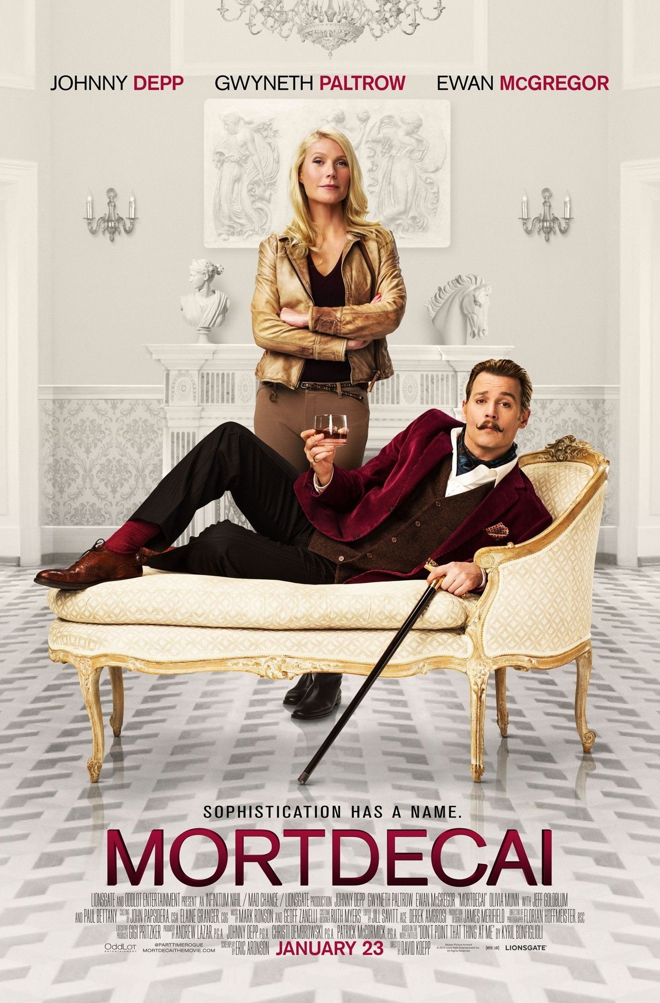Poster of Lionsgate Films' Mortdecai (2015)