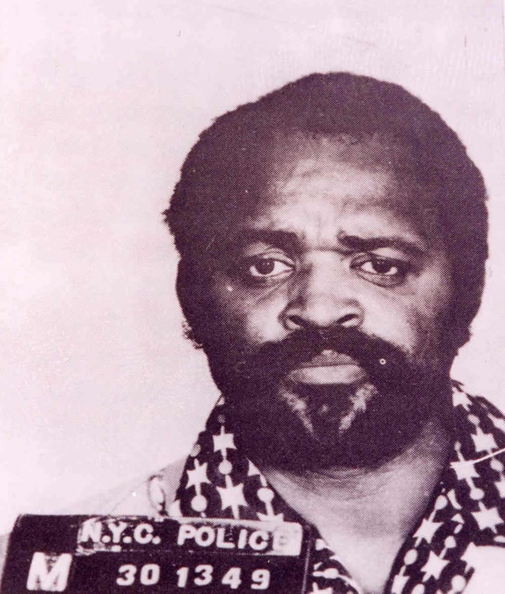 Nicky Barnes' mugshot in MR. UNTOUCHABLE, a Magnolia Pictures release. Photo courtesy of Magnolia Pictures.