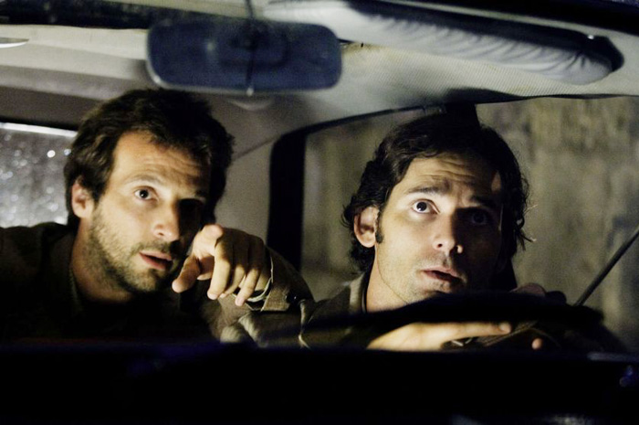 Mathieu Kassovitz and Eric Bana in Universal Pictures' Munich (2005)