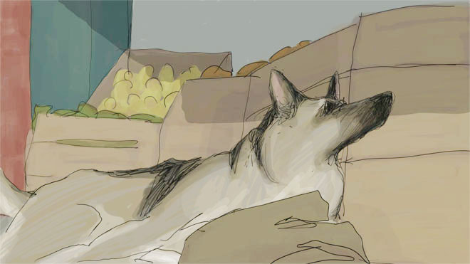 A scene from New Yorker Films' My Dog Tulip (2010)