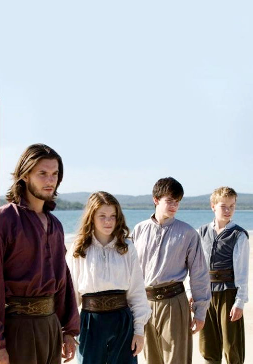 Ben Barnes, Georgie Henley and Skandar Keynes in Fox Walden's The Chronicles of Narnia: The Voyage of the Dawn Treader (2010)