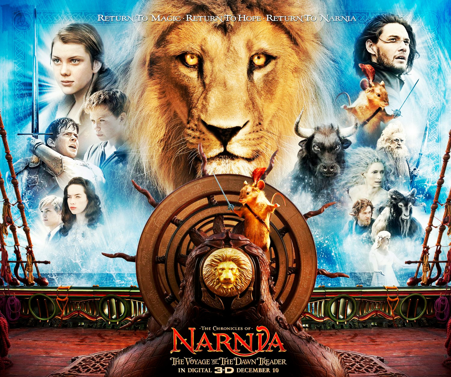 Poster of Fox Walden's The Chronicles of Narnia: The Voyage of the Dawn Treader (2010)