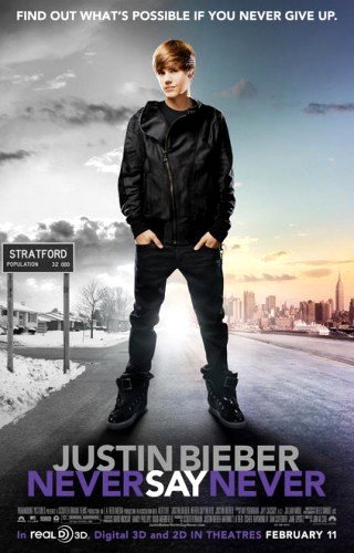 Poster of Paramount Pictures' Justin Bieber: Never Say Never (2011)
