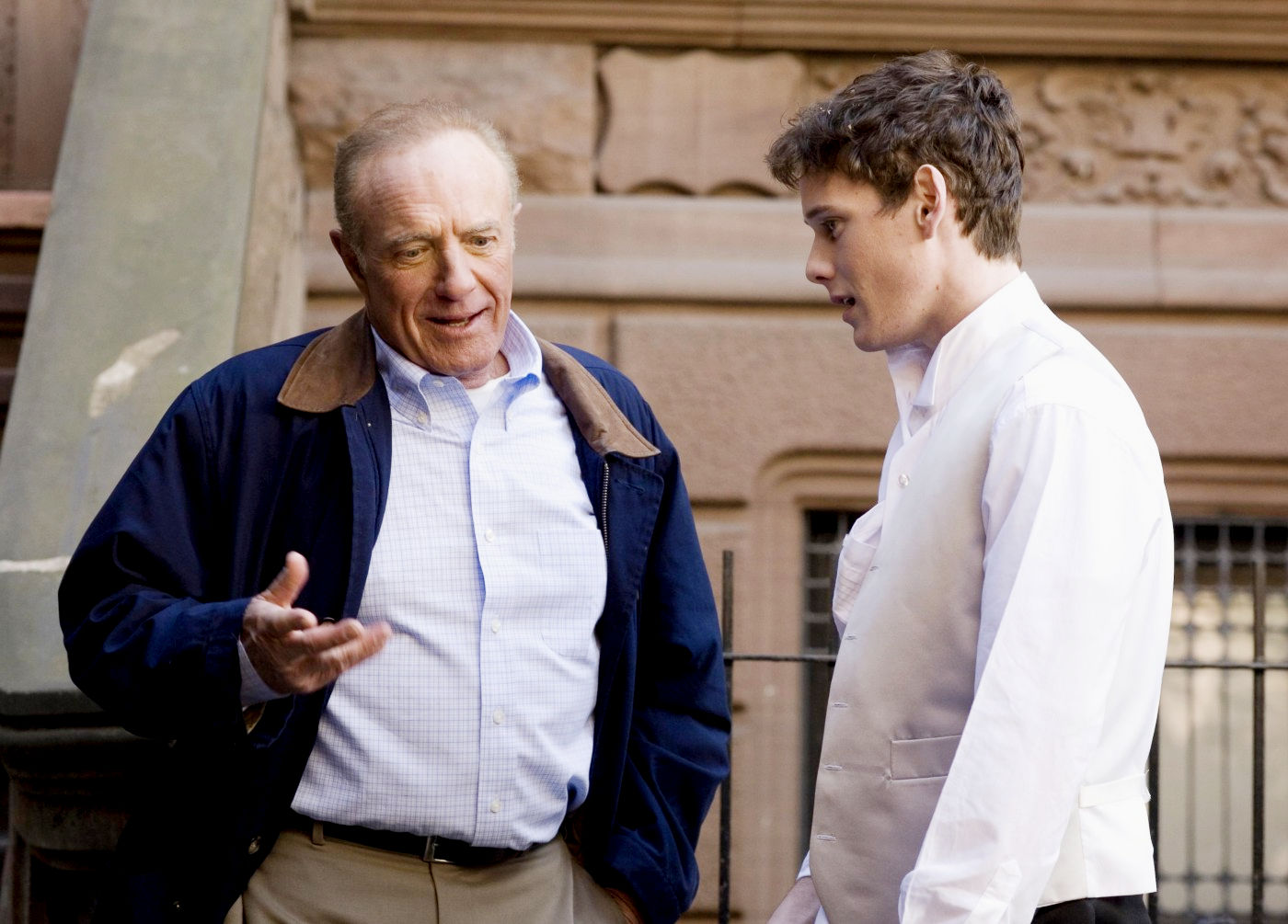 James Caan (Mr. Riccoli) and Anton Yelchin in Vivendi Entertainment's New York, I Love You (2009)