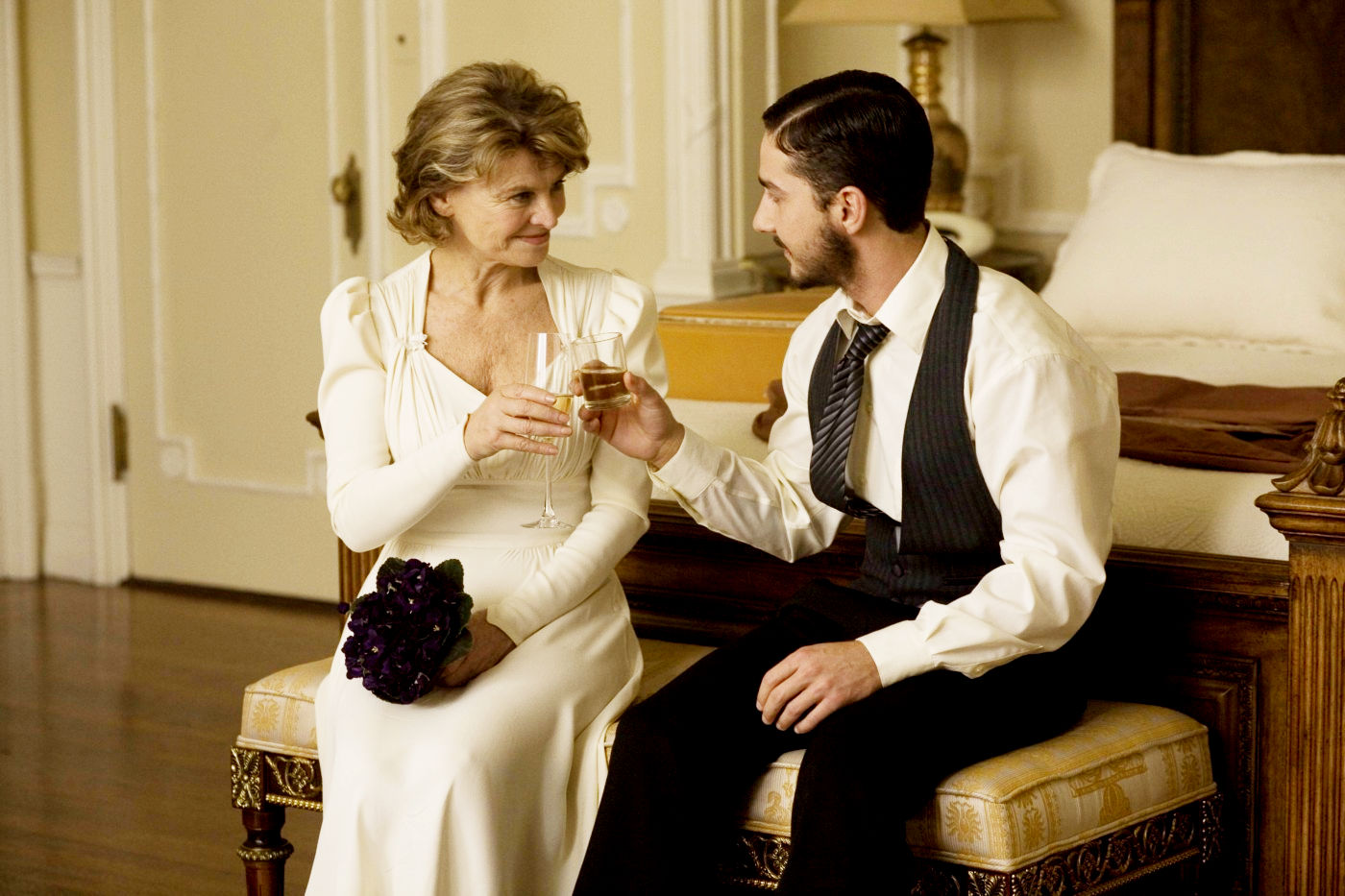 Julie Christie stars as Isabelle and Shia LaBeouf stars as Jacob in Vivendi Entertainment's New York, I Love You (2009)