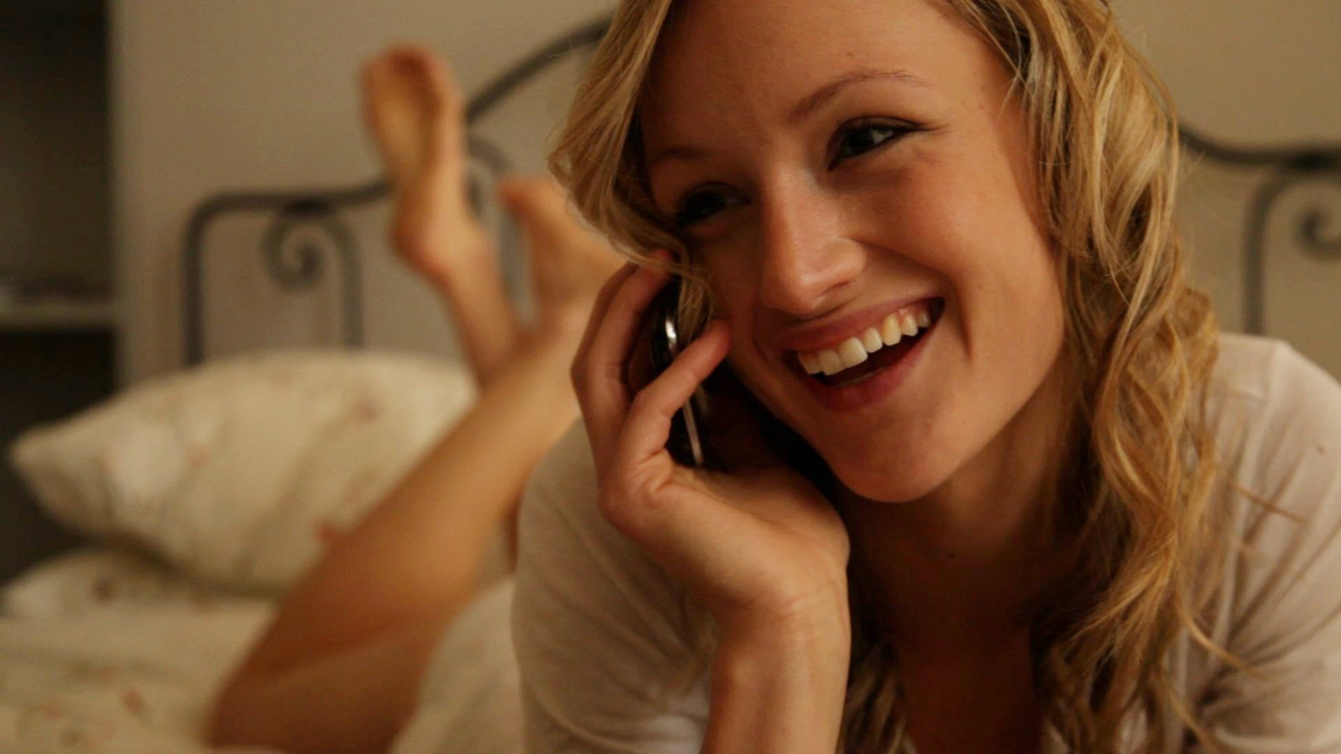 Kerry Bishe stars as Linda in Tribeca Film's Newlyweds (2012). Photo credit by William Rexer.