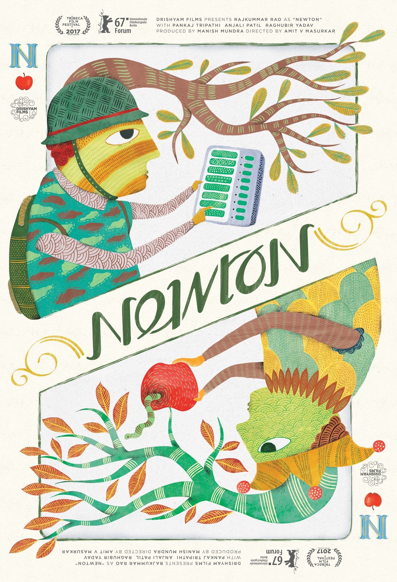 Poster of Drishyam Films' Newton (2017)