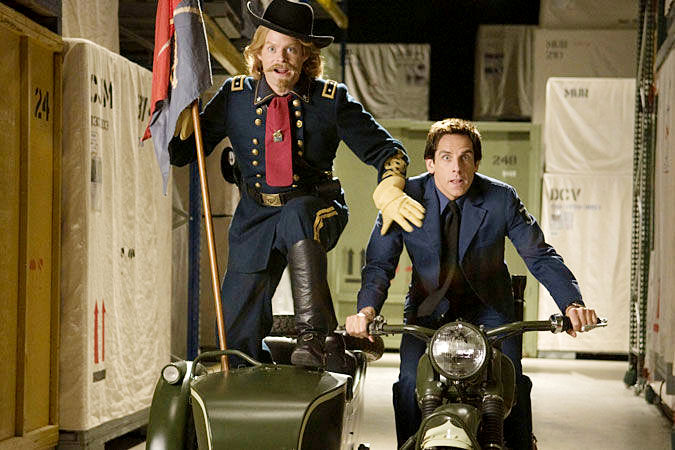 Bill Hader stars as General George Armstrong Custer and Ben Stiller stars as Larry Daley in 20th Century Fox's Night at the Museum 2: Battle of the Smithsonian (2009)