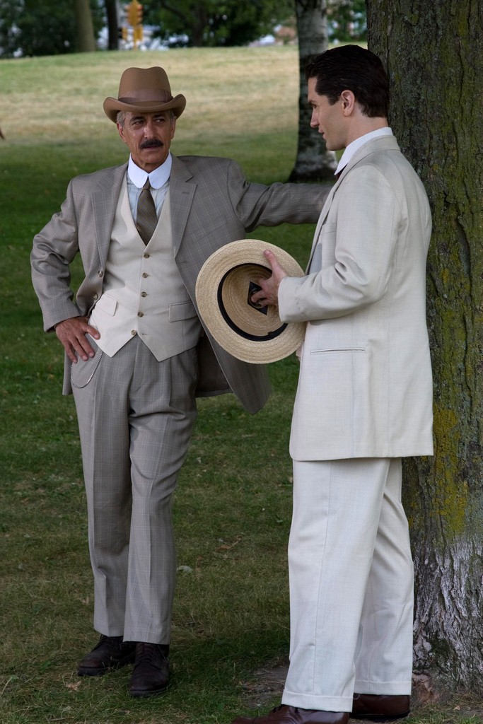 David Strathairn stars as William Flynn and Sam Witwer stars as Eugenio Ravarini in Monterey Media's No God, No Master (2014)