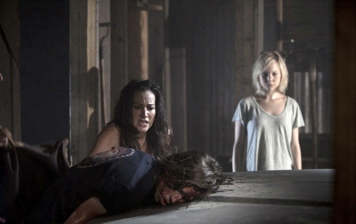 America Olivo stars as Tamara and Adelaide Clemens stars as Emma in Anchor Bay Films' No One Lives (2013)