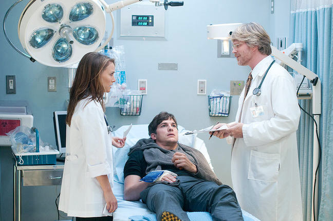 Natalie Portman, Ashton Kutcher and Cary Elwes in Paramount Pictures' No Strings Attached (2011)