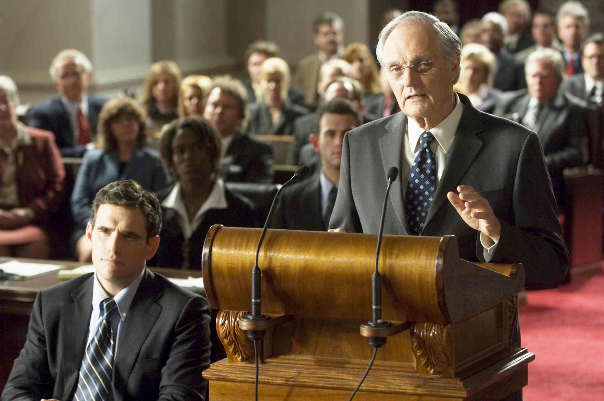 Matt Dillon stars as Patton DuBois and Alan Alda stars as Alan Burnside in Yari Film Group's Nothing But the Truth (2009)