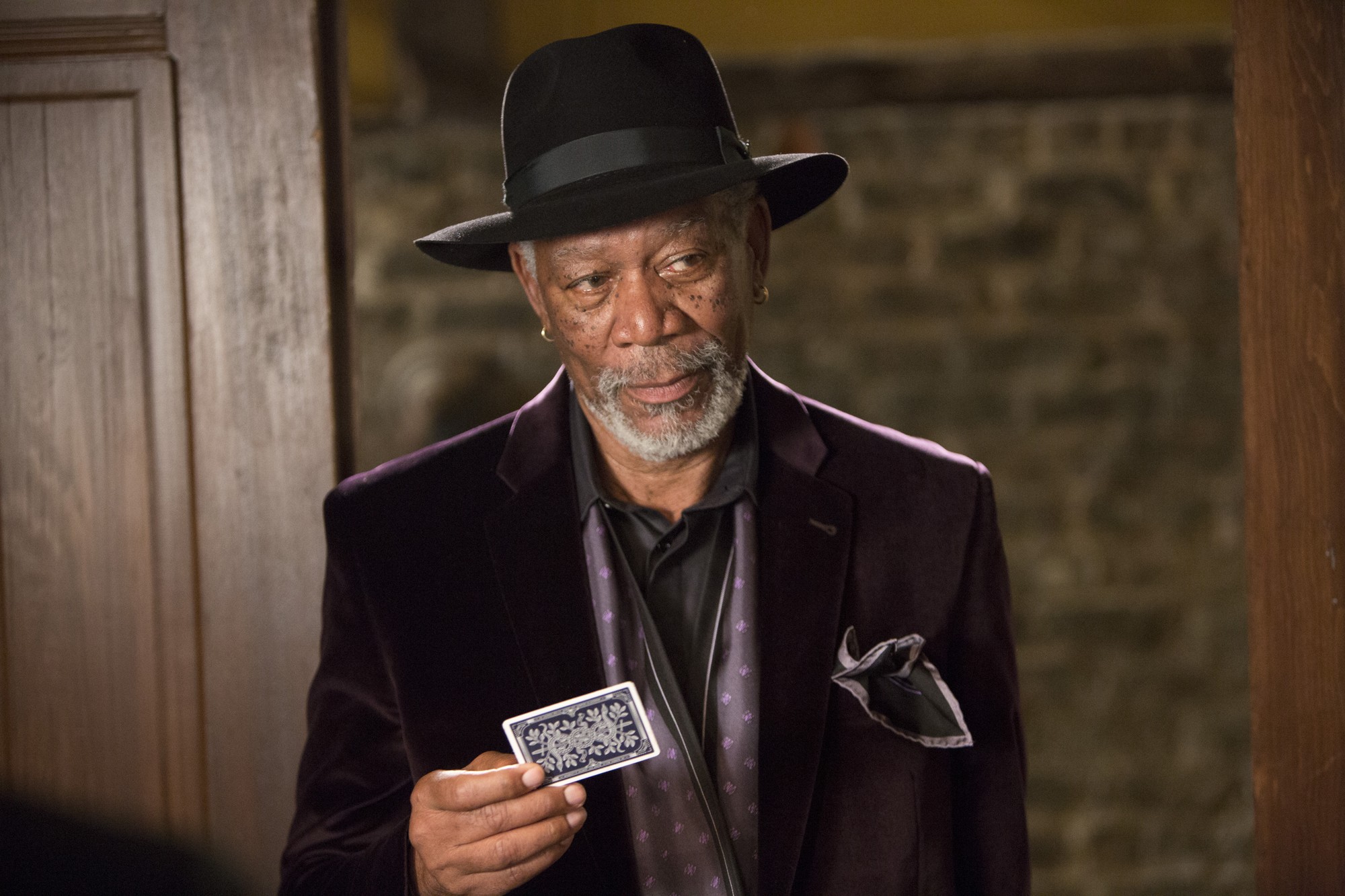 Morgan Freeman stars as Thaddeus Bradley in Summit Entertainment's Now You See Me (2013)